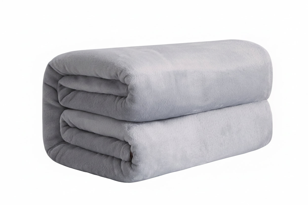 Weiche Korallenfleece-Decke