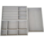 3er-Set Schmuck-Organizer aus Samt