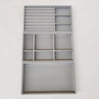 3er-Set Schmuck-Organizer aus Samt