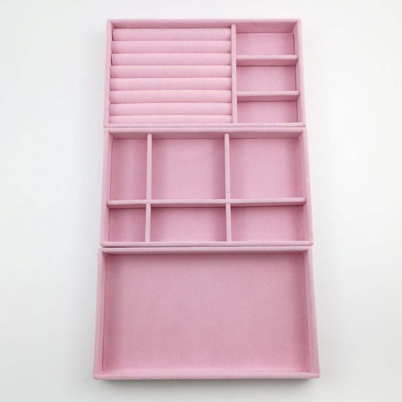 3er-Set Schmuck-Organizer aus Samt