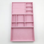 3er-Set Schmuck-Organizer aus Samt