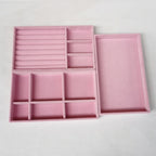 3er-Set Schmuck-Organizer aus Samt