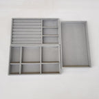 3er-Set Schmuck-Organizer aus Samt