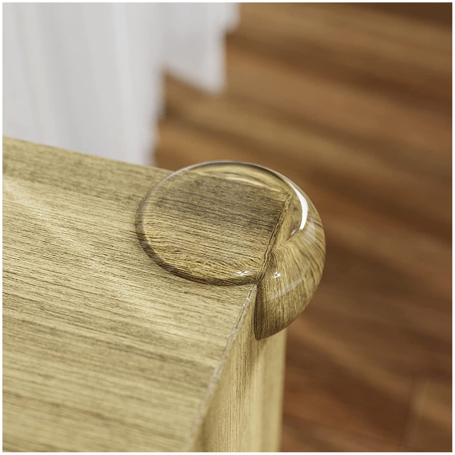 Transparenter Silikon-Kantenschutz – Stoßschutz für Möbel & Tische