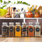Cumin & Pepper – Premium Gewürzglas Set