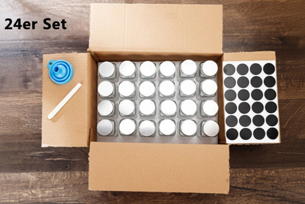 Cumin & Pepper – Premium Gewürzglas Set