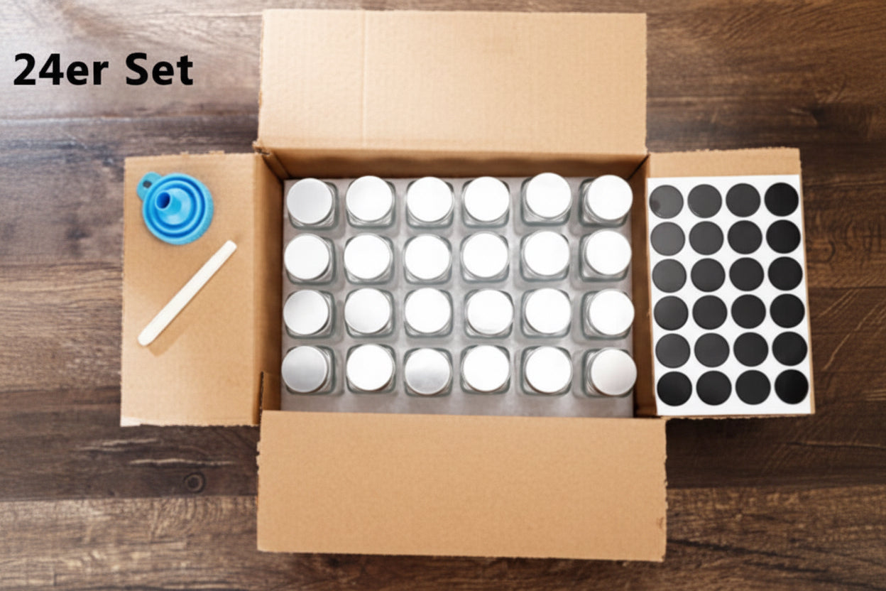 Cumin & Pepper – Premium Gewürzglas Set